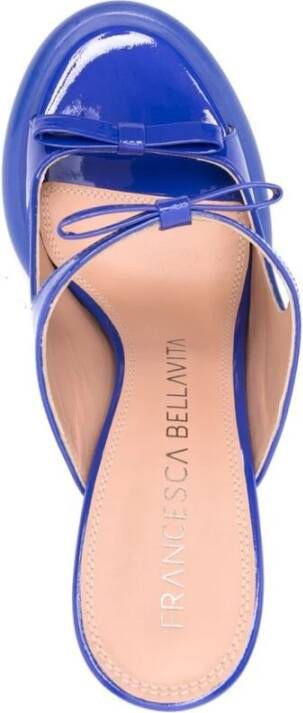 Francesca Bellavita Heeled Mules Blue Dames