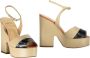 Francesco Russo Almond Toe Leren Sandalen Beige Dames - Thumbnail 2