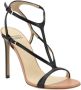 Francesco Russo Elegante Leren Stiletto Hak Sandalen Black Dames - Thumbnail 2