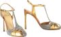 Francesco Russo Kristal Hakken Sandalen Yellow Dames - Thumbnail 2