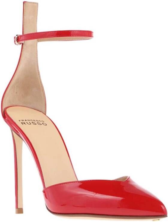 Francesco Russo Puntige Stiletto Pumps Red Dames