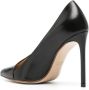 Francesco Russo Zwarte Leren Asymmetrische Pumps Black Dames - Thumbnail 3