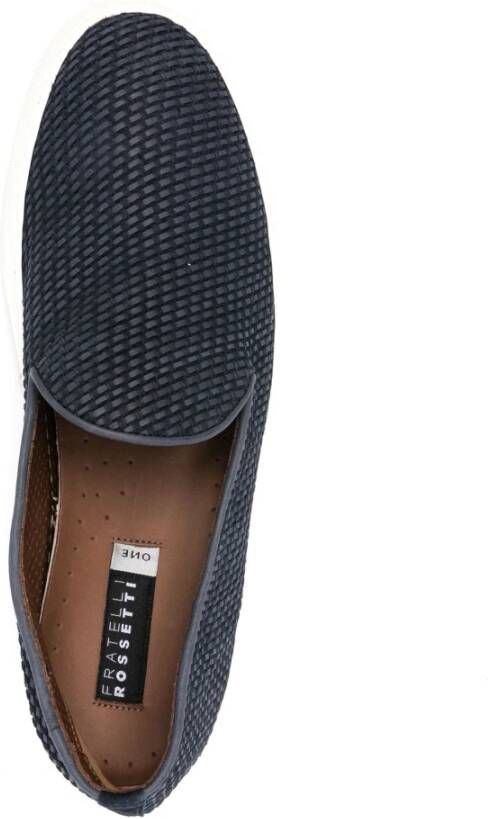 Fratelli Rossetti Klassieke Leren Loafers Blue Heren