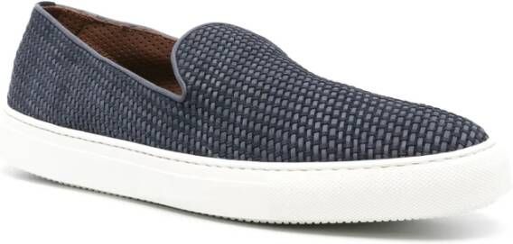 Fratelli Rossetti Klassieke Leren Loafers Blue Heren