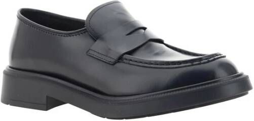 Fratelli Rossetti Leren Loafers met Rubberen Blokhak Black Dames