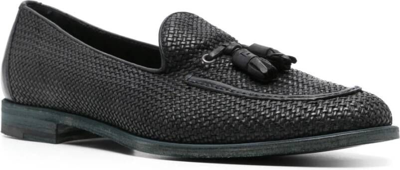 Fratelli Rossetti Tassel Leren Loafers Blue Heren