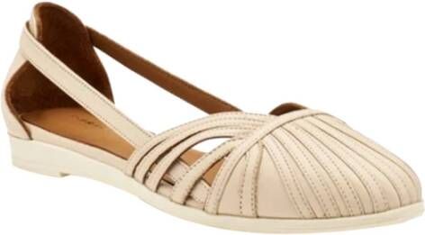 Frau Bruine Lage Hak Sandalen Beige Dames