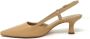 Frau Crème Slingback Schoenen Beige Dames - Thumbnail 3