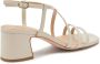 Frau Stijlvolle Patent Sandaal Beige Dames - Thumbnail 3