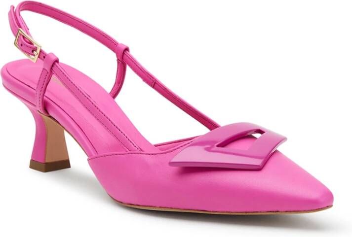 Frau Elegante Decollete Schoenen Pink Dames