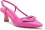 Frau Elegante Decollete Schoenen Pink Dames - Thumbnail 2