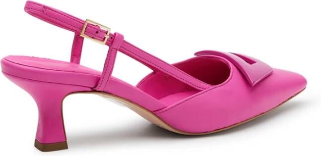 Frau Elegante Decollete Schoenen Pink Dames