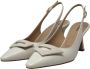 Frau Elegante Sling Back Schoenen White Dames - Thumbnail 2