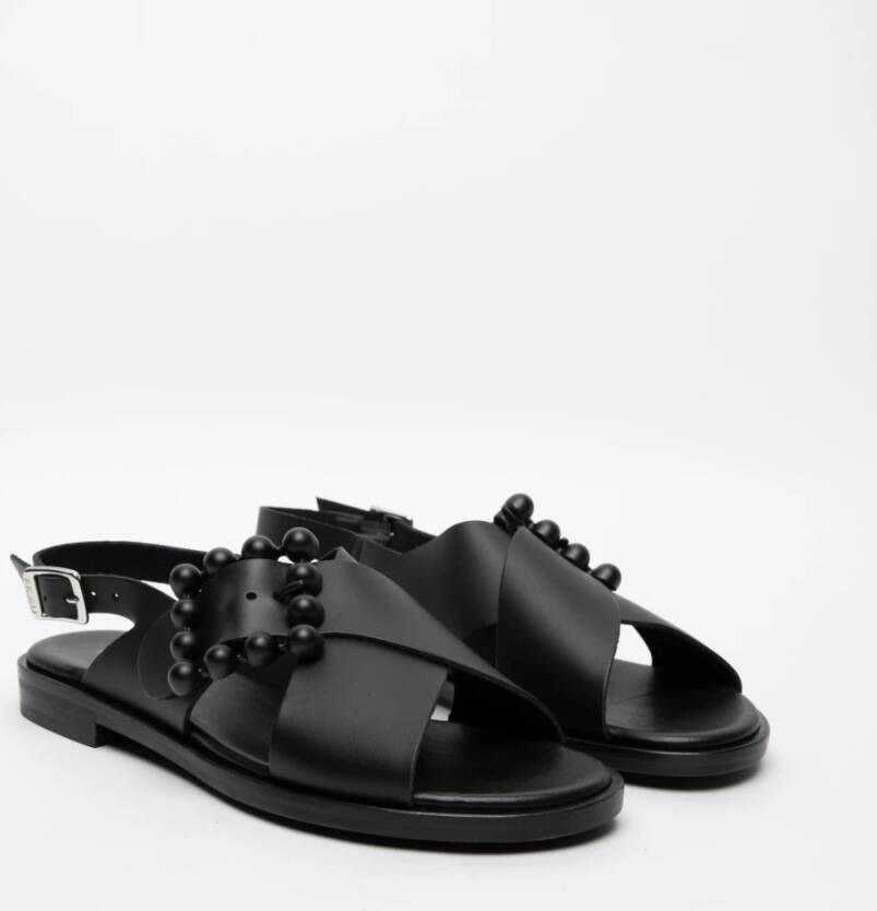 Frau Flat Sandals Black Dames