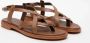 Frau Flat Sandals Brown Dames - Thumbnail 2