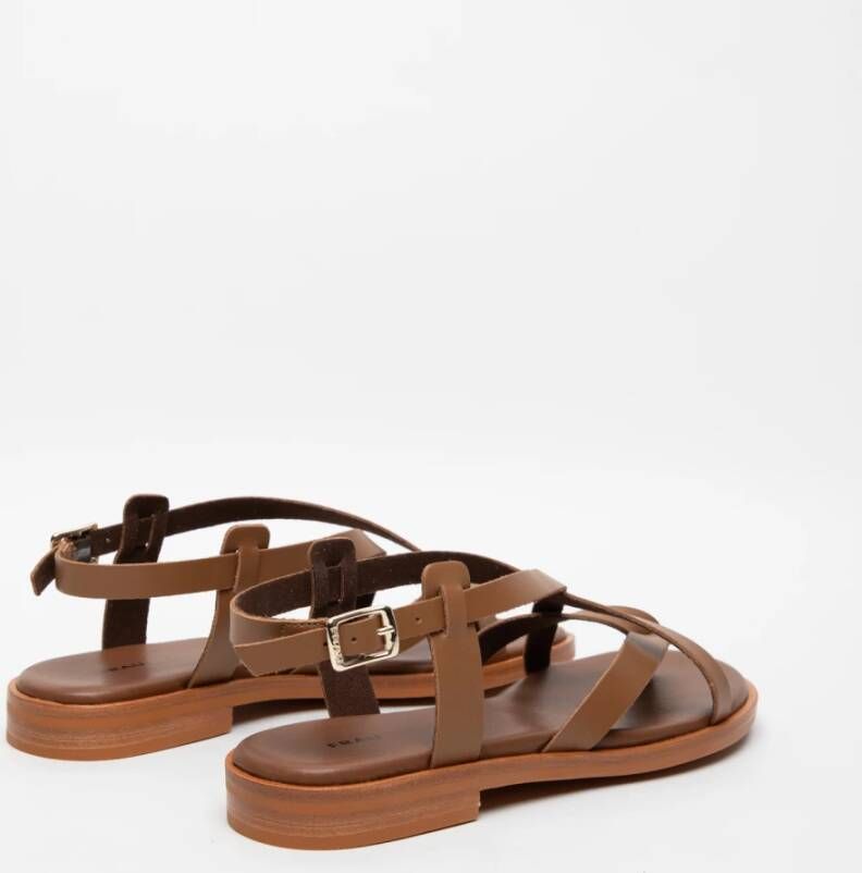 Frau Flat Sandals Brown Dames