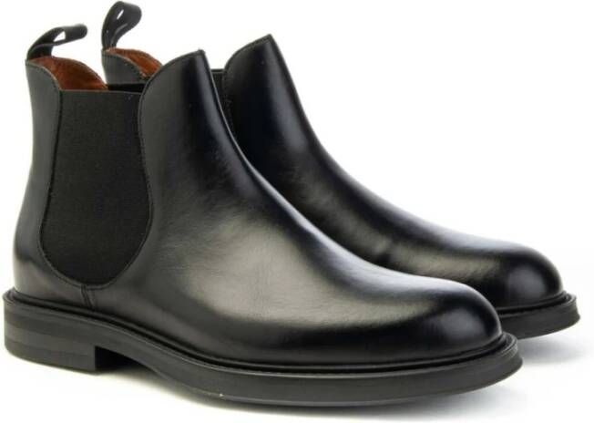 Frau Klieke Chelsea Boots in Londense stijl voor heren Black Heren