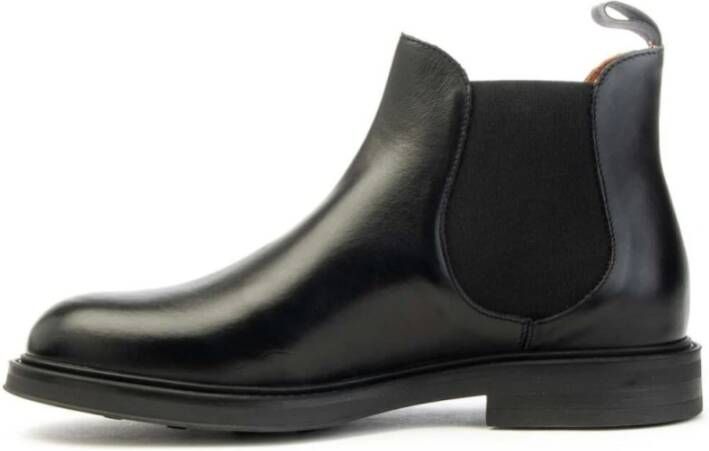 Frau Klieke Chelsea Boots in Londense stijl voor heren Black Heren