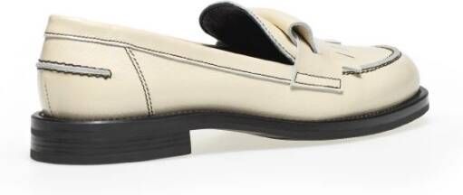 Frau Lak Schelp Loafer White Dames