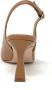 Frau Leren slingback schoenen in tan Brown Dames - Thumbnail 4