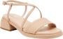 Frau Platte Sandalen Beige Dames - Thumbnail 2