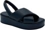 Frau Platte Sandalen Black Dames - Thumbnail 3