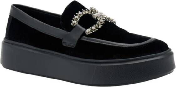 Frau Stijlvolle Loafers voor Mannen Black Dames