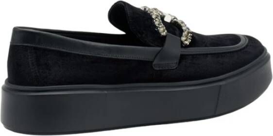 Frau Stijlvolle Loafers voor Mannen Black Dames