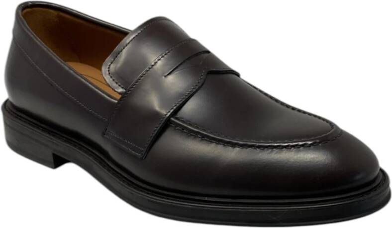 Frau Stijlvolle Loafers voor Mannen Black Heren