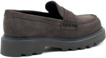 Frau Suède loafers met grafietdetail Gray Dames