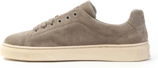 Frau Suede Sneakers Mannen Stijlvol Italië Beige Heren