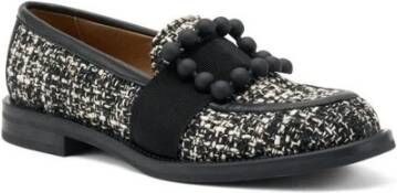 Frau Tweed Loafer met Peper Accessoire Black Dames