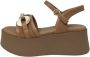 Frau Zeppa Sandals 88b5 Bruin Dames - Thumbnail 5