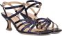 Fred de la Bretoniere Blauwe Leren Sandalen Iza Cary Blue Dames - Thumbnail 8