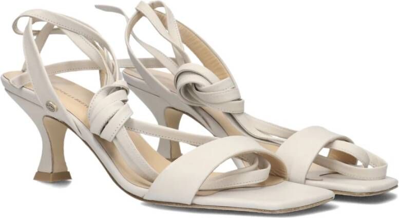 Fred de la Bretoniere Elegante Wrap Sandalen White Dames