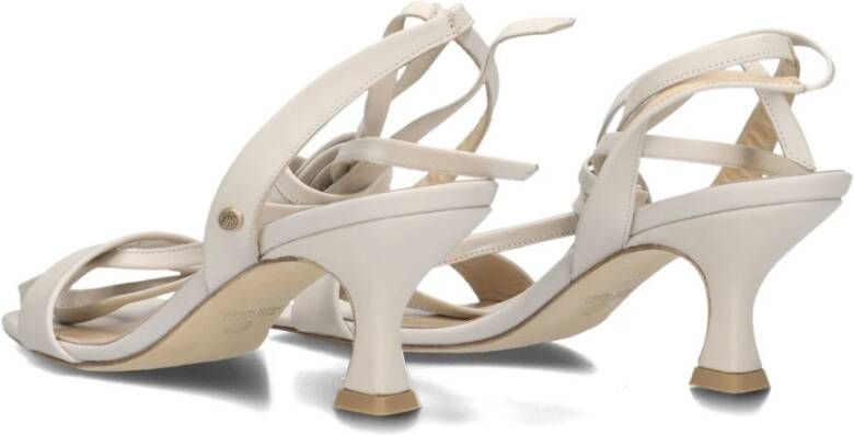 Fred de la Bretoniere Elegante Wrap Sandalen White Dames