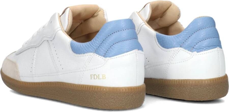 Fred de la Bretoniere Grijze Leren Lage Sneakers Multicolor Dames