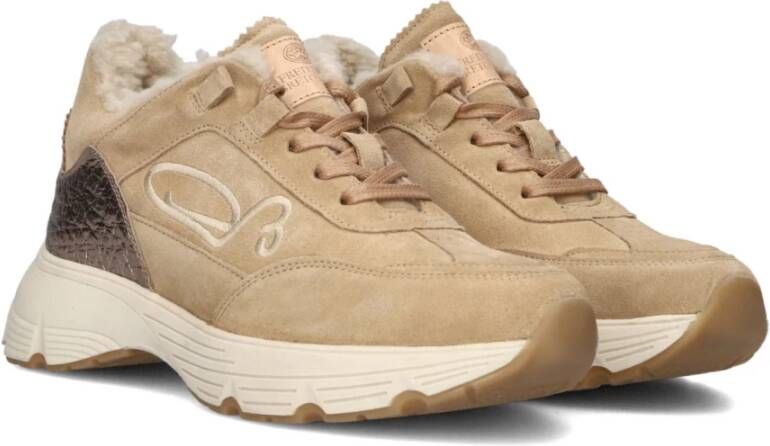 Fred de la Bretoniere Mariola Sign Teddy Lining Sneakers Beige Dames