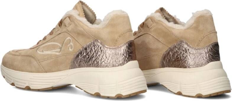 Fred de la Bretoniere Mariola Sign Teddy Lining Sneakers Beige Dames