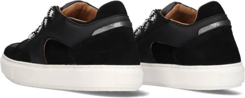 Fred de la Bretoniere Mariola Sign Teddy Sneakers Grijs Black Dames