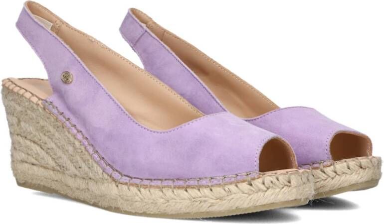 Fred de la Bretoniere Taupe Espadrilles Clare Beau Schoenen Beige Dames