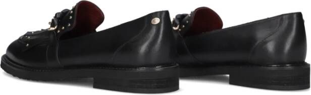 Fred de la Bretoniere Paris Leya Loafers Zwart Leer Black Dames