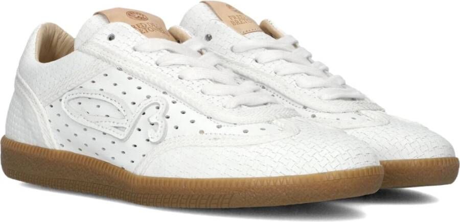 Fred de la Bretoniere Pearl Raffi Dames Sneakers Wit White Dames