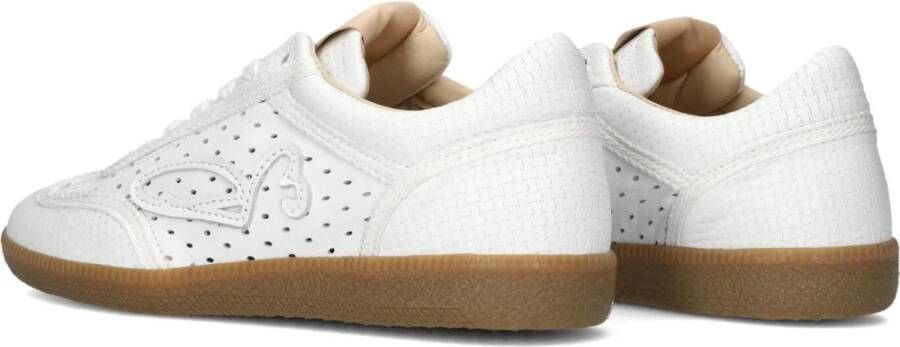 Fred de la Bretoniere Pearl Raffi Dames Sneakers Wit White Dames