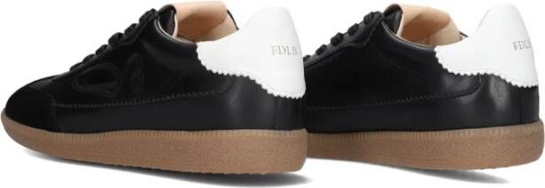 Fred de la Bretoniere Pearl Sign Dames Sneakers Zwart Black Dames