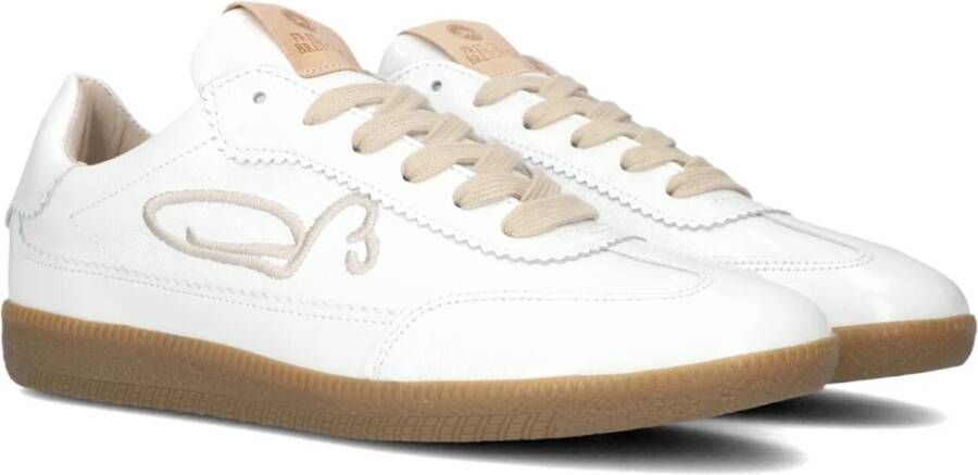 Fred de la Bretoniere Pearl Sign Lage Sneakers voor Dames White Dames