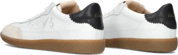 Fred de la Bretoniere Pearl Sign Lage Sneakers White Dames