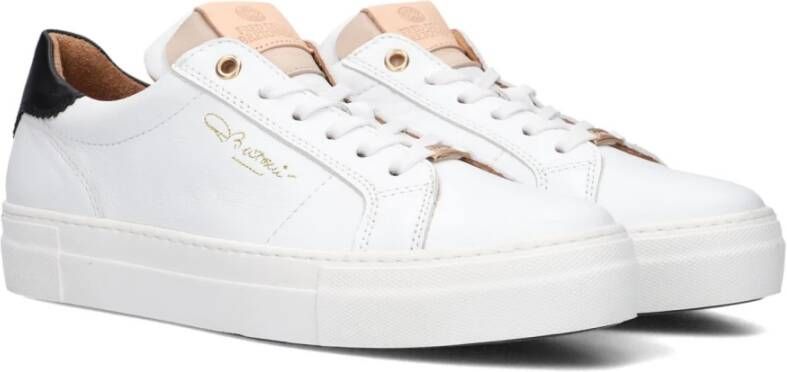 Fred de la Bretoniere Storm Isa Dames Sneakers in Zand White Dames