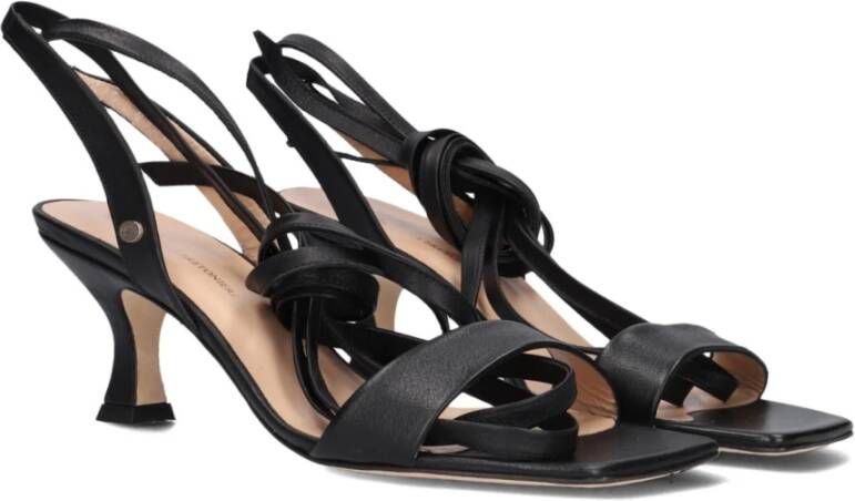 Fred de la Bretoniere Strappy Sandalen Iza Wrap Black Dames