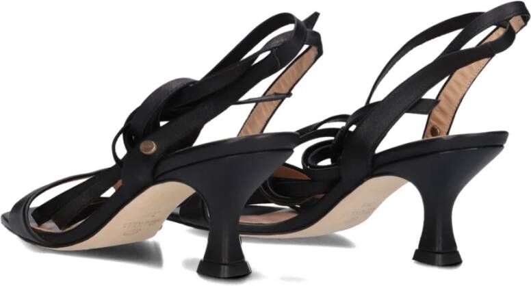 Fred de la Bretoniere Strappy Sandalen Iza Wrap Black Dames